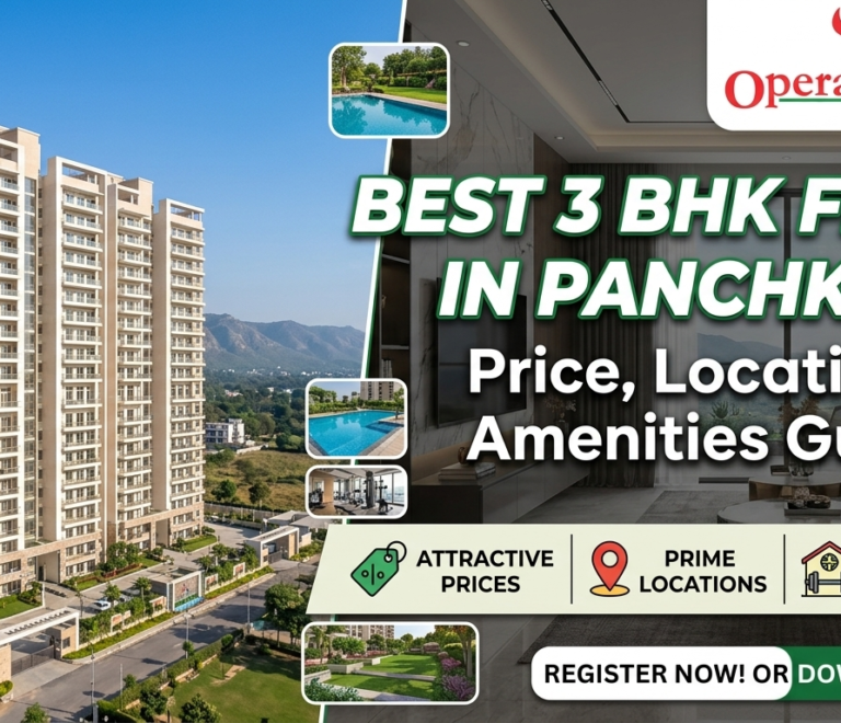 Best 3 BHK Flats in Panchkula: Price, Location & Amenities Guide